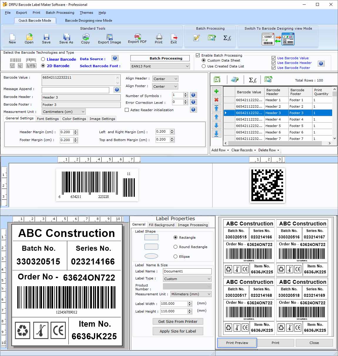 Free Barcode Creator Download 7.3.0.1