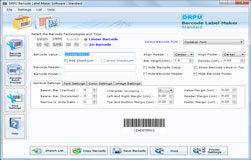 Barcode label maker software