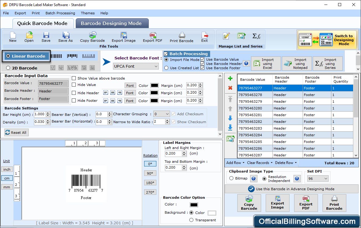 General Settings