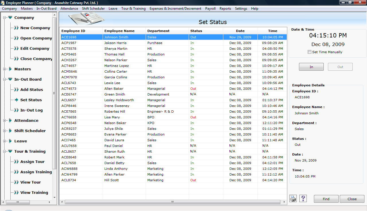 DRPU - Employee Planner