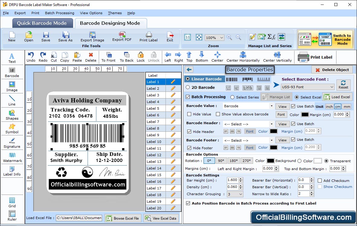 Geneal Settings